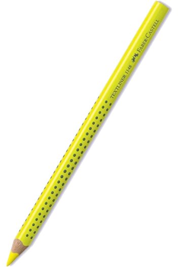 Faber Castell Yellow Wooden Body Highlighter