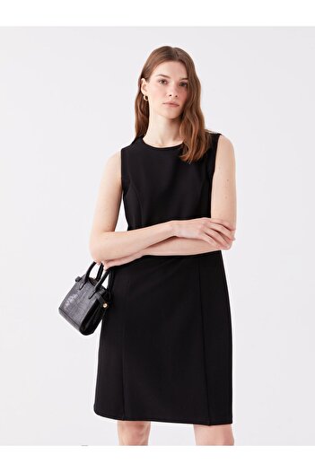 LC Waikiki Women's Straight Dress with Crew Neck