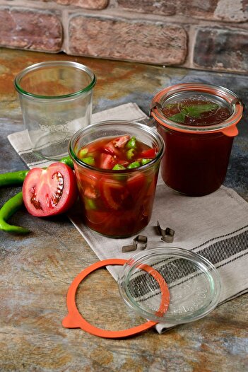 Weck 580 Ml Glass Storage Jar