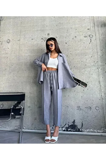 Ekim Store Linen Shirt and Trousers Set