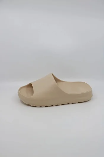 İncim Light Brown EVA Unisex Sabo - Daily Comfortable Slippers, for Balcony, Garden, Pool, Beach