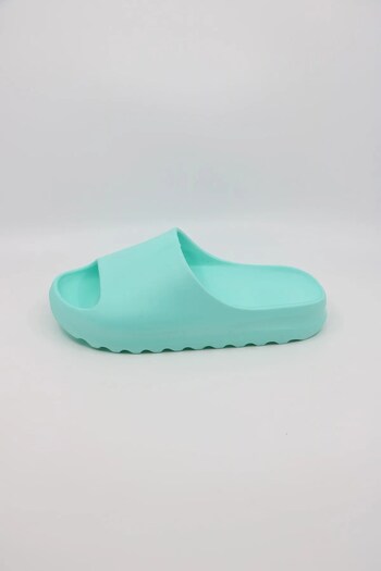 İncim Turquoise Sabo EVA Unisex Daily Slippers - Comfortable for Balcony, Garden, Pool and Beach