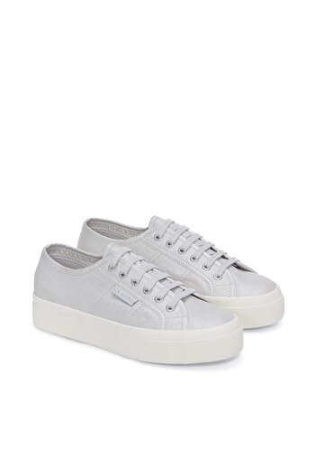 Superga 2740 Platform Pearl Matte Canvas Kadın Bej Platform Sneaker