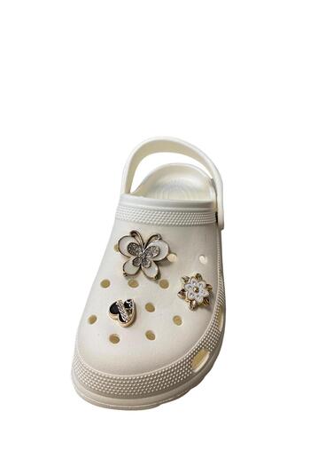 Horoz Stoned Women's Cross Slippers - Closed Front and Back Band
