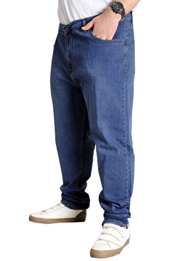 ModeXL Ανδρικό παντελόνι Toronto Blue - Mode XL, Plus Size, Jeans Classic 22936 Μπλε