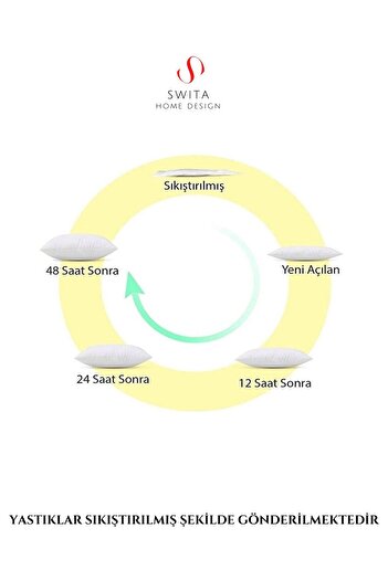 SWITA Dekoratif Çok Amaçlı Yer Bahçe Balkon Kamp Minderi
