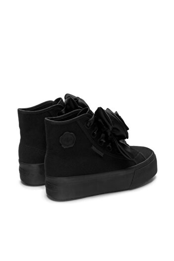 Superga 2708 Hi Top Big Satin Rose Viktor & Rolf Kadın Gri Sneaker