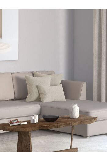 Perle Home Daily Series Ecru Color Throw Pillow Pillow Case