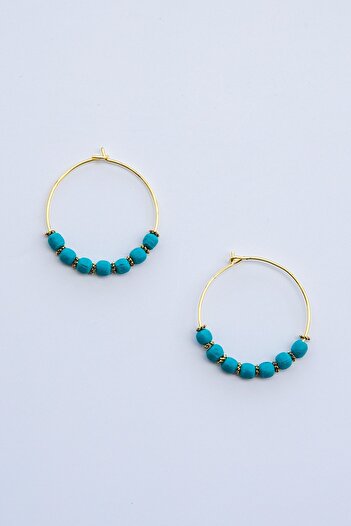Lila Rosa Ethnic and Authentic Hoop Earrings