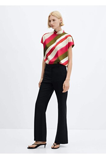 MANGO Woman Striped Blouse