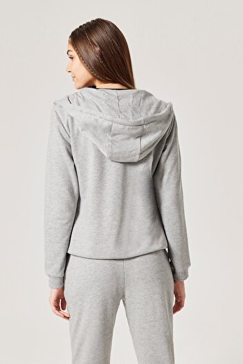 Ellesse Kadın Fermuarlı Sweatshirt F025-gr