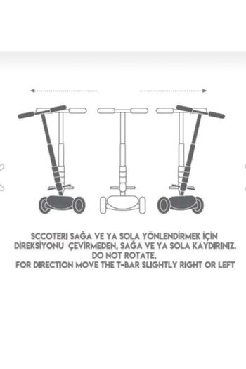 Blueeslife Led Işıklı 3 Tekerlekli Pembe Scooter