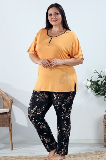 Bella Linda Plus Size Summer Women's Pajama Set