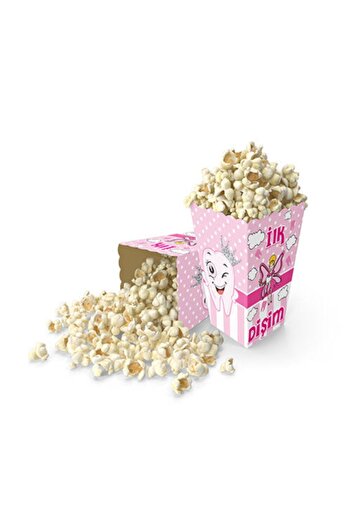 parti sürprizi My First Tooth Wheat Pink Corn Box 8 Pieces