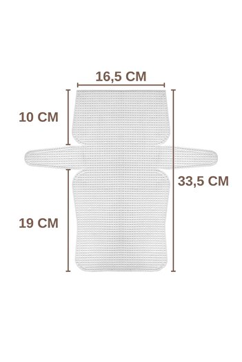 SENSY 16.5 - 33.5 Cm Canvas Plastic Bag