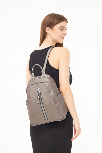 Morpelikan Pilatin Women's Backpack - Zipper Detailed, Multi-Compartment