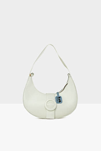 Bagmori Oval Baguette White Women's Accessory - M000008481
