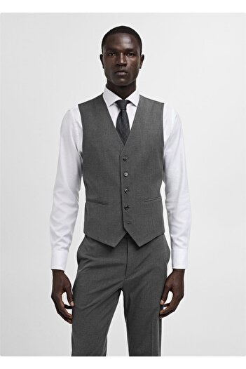 MANGO Man Super Slim Fit Stretch Fabric Vest