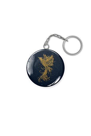 Fizello Golden Rising Phoenix Keychain