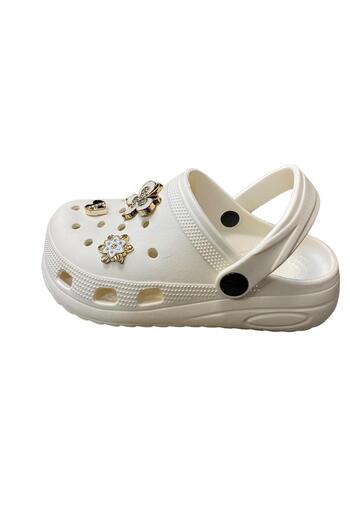 Horoz Stoned Women's Cross Slippers - Closed Front and Back Band