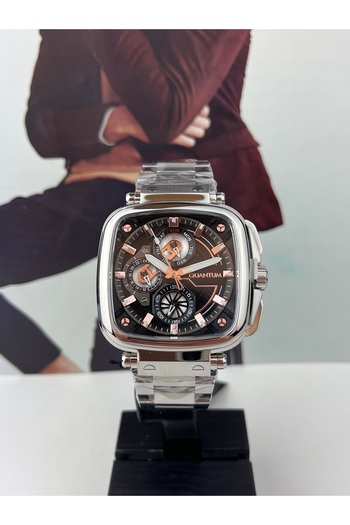 Quantum 5 ATM Waterproof Men's Wristwatch - 2 Years Warranty