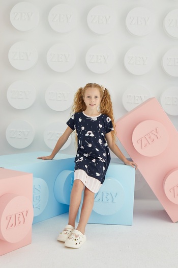 ZEYZEY 8636 Model Girl's Tunic