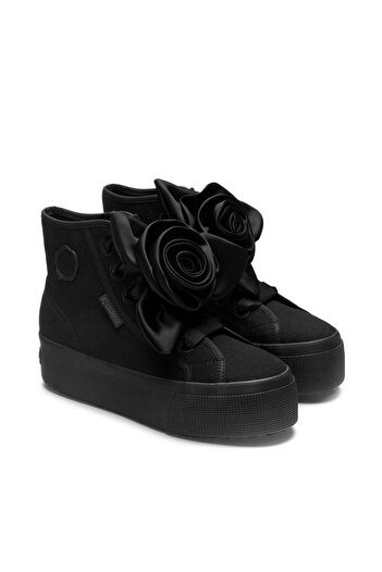 Superga 2708 Hi Top Big Satin Rose Viktor & Rolf Kadın Gri Sneaker