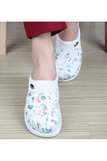Hipokrat Medikal Sabo Hippocrat Patterned - Full Orthopedic Sabo Slippers