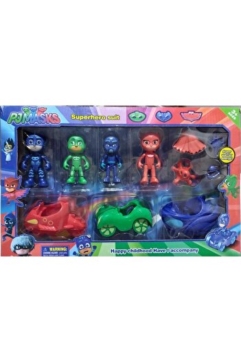 PJMASKS Figured Car Toy Set of 4