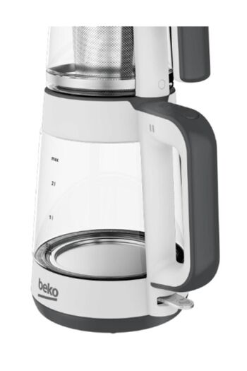 Beko CM 5964 Floral 1900 W Tea Machine with Glass Teapot