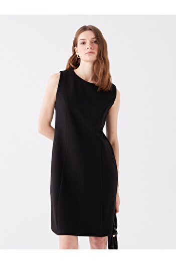 LC Waikiki Women's Straight Dress with Crew Neck