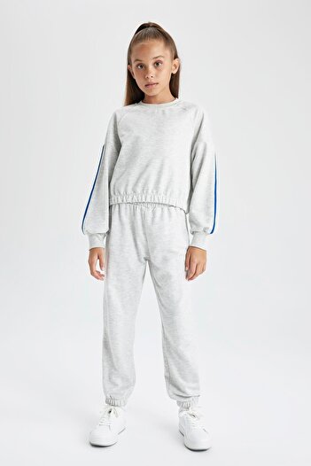 DeFacto Coool Sweatshirt and Tracksuit Set for Girls - B4049a823au