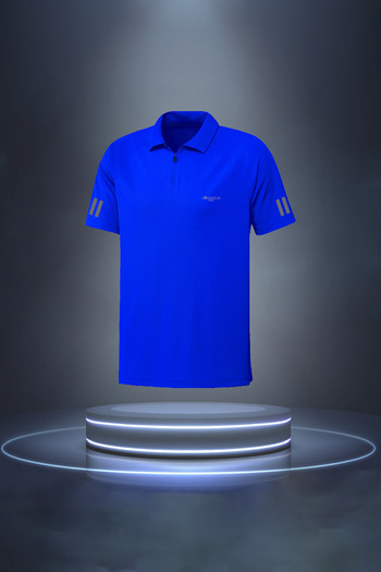 POSEIDON STORM Tricou cu mânecă scurtă pentru bărbați Blue Vision Pro Fabric Fit S-3XL