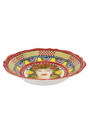 Baci Milano Sicily Salata Kasesi 35,5 cm Turuncu