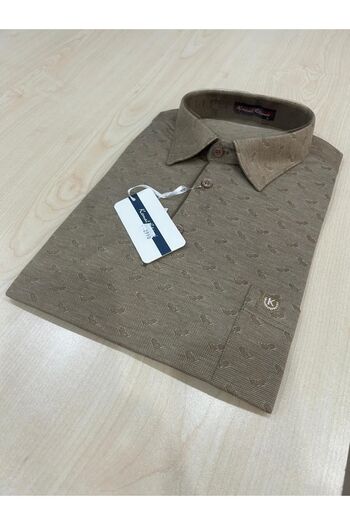 KEMAL EKİNCİ Men's Quality T-Shirt - Shirt Collar and Pocket