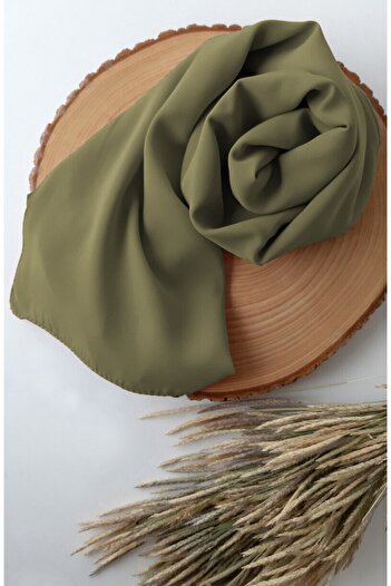 suhneva Chiffon Shawl Khaki