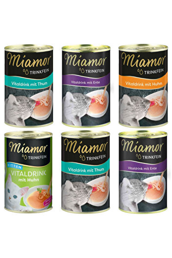 Miamor Karışık Kedi Çorbası 135ml - 6 Adet