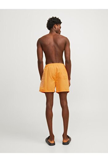 Jack & Jones Jpstfıjı Jjswım Double Logo Sn Ly Erkek Sarı Deniz Şortu 12253118-22