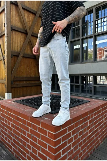 corfixman Boyfriend Ice Blue Trousers