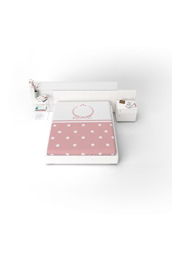 yok yok evim eve dair her şey Single Laurel Wreath and Stars Elastic Sheet