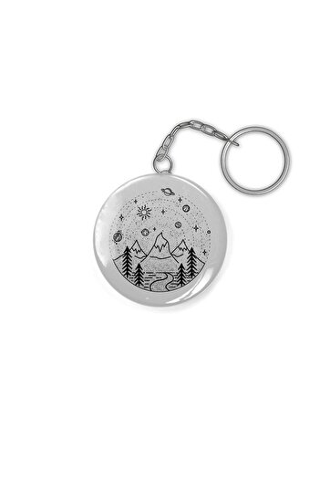 Fizello Space Mountains Keychain