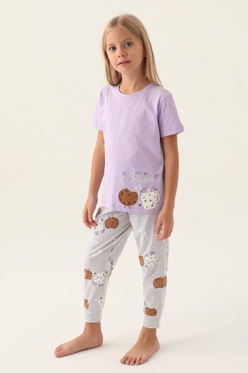 Arnetta 2884 Model Brunch Girl's Pajama Set