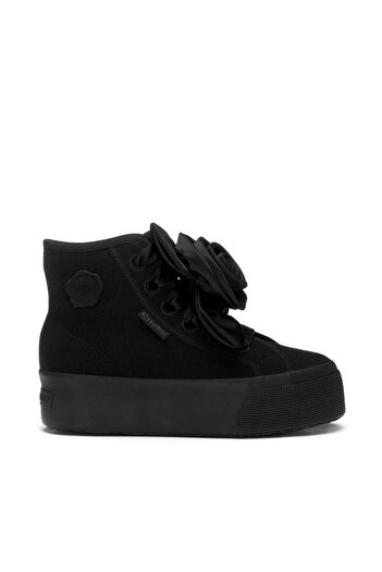 Superga 2708 Hi Top Big Satin Rose Viktor & Rolf Kadın Gri Sneaker