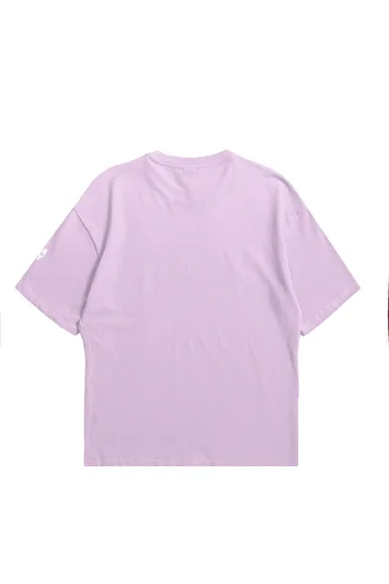 Eazy Co Eazy Lila Unisex Oversize Printed Short Sleeve Basic T-shirt