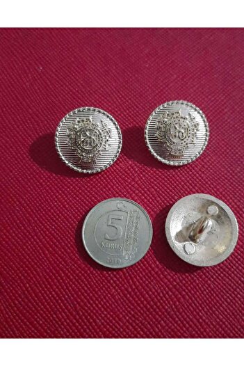 Beyna 1 Yellow Blazer Jacket - Metal Button, 1.5 Cm, 8 Pieces