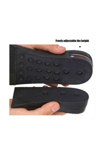 MUTLUHOME Ünisex 4 Cm Tam Boy Uzatıcı Tabanlık Hava Yastıklı Uzatan Ayakkabı Tabanlığı Gizli Topuk Yükselten