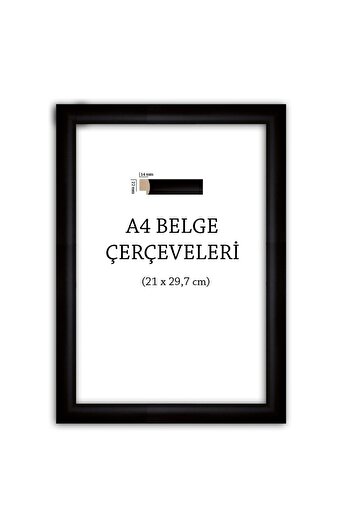 Selçuklu Sanat Set of 5 A4 Frame 1stClass 22mm Pack of 5 (color: black)