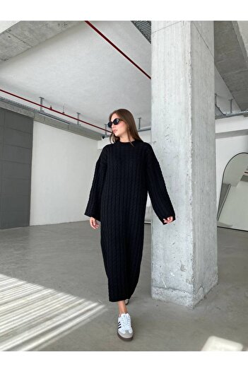 MADNALLY Knitwear Dress Yün Elbise