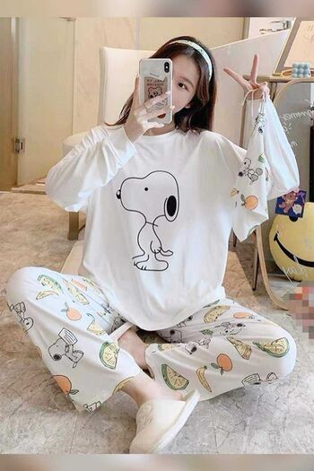 PEMBİŞ HOMEWEAR Penye Uzun Kollu Pijama Takımı 1897