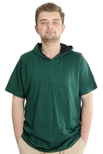 ModeXL Mode XL Large Size Oversize Tshirt Crew Neck Hood Basic 21115 Nefti